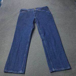 Lee Denim Jeans Mens Size 38x30 Blue Cotton Regular Fit